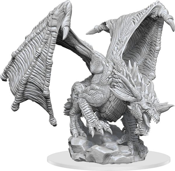 Dungeons & Dragons&colon; Nolzur&apos;s Marvelous Unpainted Miniatures - W15 Young Blue Dragon
