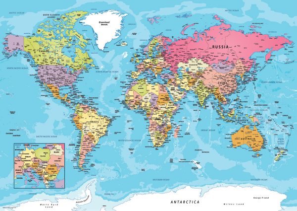 Map of the World Tin - Image 2