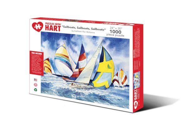 Sailboats, Sailboats, Sailboats by Kathleen Parr McKenna