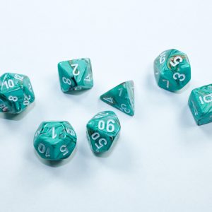 Marble Mini-hedral™ Oxi-Copper™/white 7-Die Set