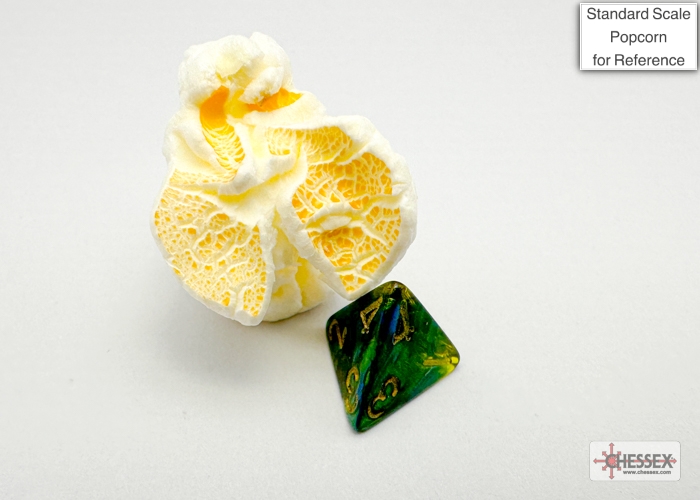 Scarab® Mini-hedral™ Jade/gold 7-Die Set - Image 3