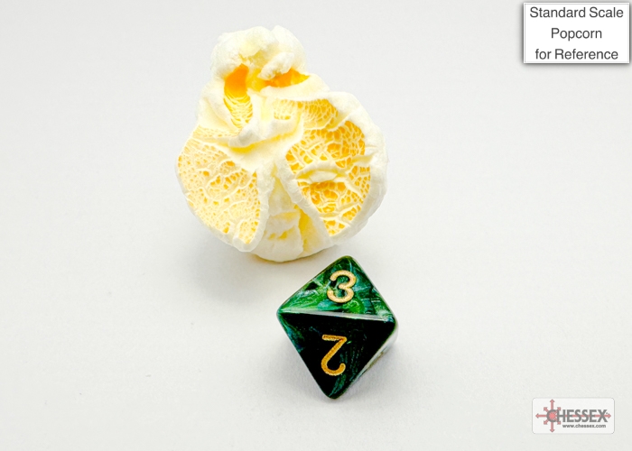 Scarab® Mini-hedral™ Jade/gold 7-Die Set - Image 5