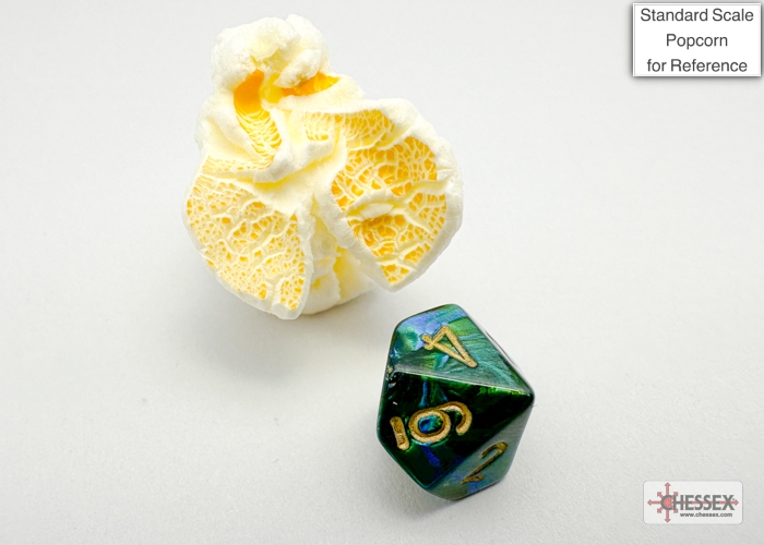 Scarab® Mini-hedral™ Jade/gold 7-Die Set - Image 6