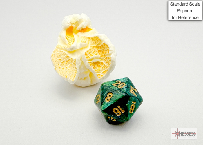Scarab® Mini-hedral™ Jade/gold 7-Die Set - Image 9