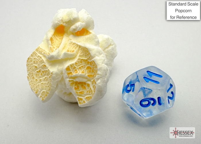 Borealis® Mini-hedral™ Icicle™/light blue Luminary™ 7-Die - Image 9