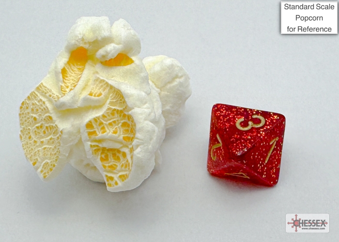 Glitter Mini-hedral™ Ruby Red/gold 7-Die Set - Image 5