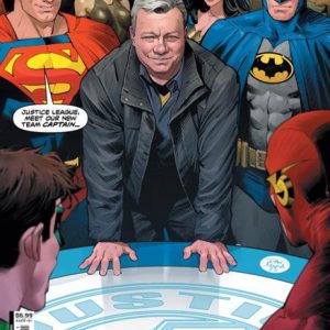 BATMAN SUPERMAN WORLDS FINEST #25 CVR G DAN MORA WILLIAM SHATNER CAMEO CARD STOCK VAR