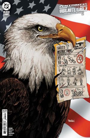 PEACEMAKER PRESENTS THE VIGILANTE EAGLY DOUBLE FEATURE #1 (OF 5) CVR B DAN PANOSIAN CARD STOCK VAR (MR)