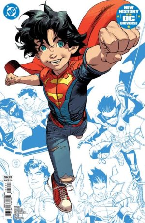 NEW HISTORY OF THE DC UNIVERSE #4 (OF 4) CVR B DAN MORA CARD STOCK VAR