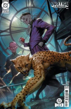 JUSTICE LEAGUE UNLIMITED #12 CVR C DERRICK CHEW CARD STOCK VAR (DC K.O.)