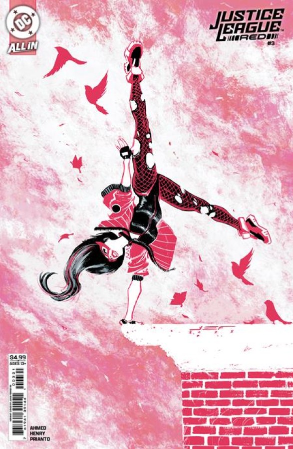 JUSTICE LEAGUE RED #3 (OF 6) CVR B JUAN FERREYRA CARD STOCK VAR