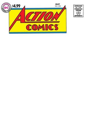 ACTION COMICS #252 FACSIMILE EDITION CVR C BLANK VAR