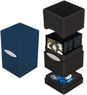 Satin Tower Deck Box: Blue