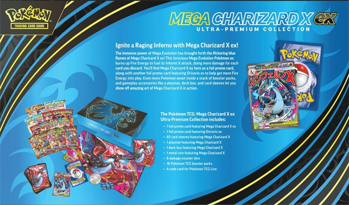 Pokemon Mega Charizard X ex Ultra Premium Collection Case - Image 3