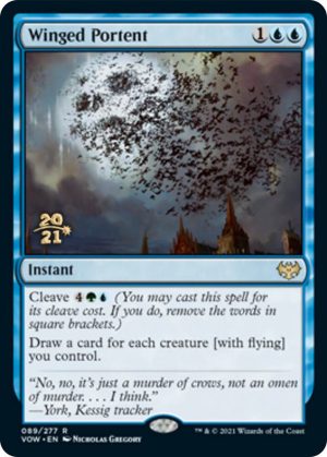 Winged Portent [Prerelease Cards]