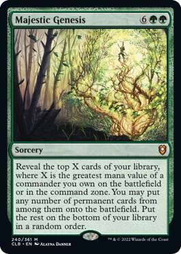 Majestic Genesis [Commander Legends: Battle for Baldur's Gate]