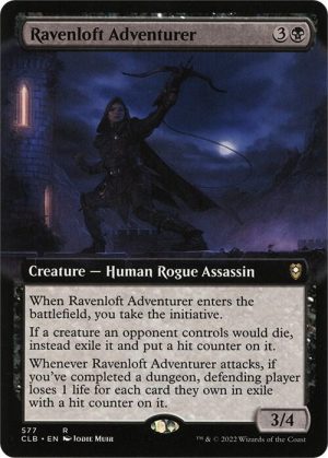 Ravenloft Adventurer (Extended Art) [Commander Legends: Battle for Baldur's Gate]