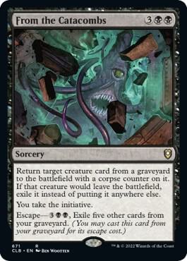 From the Catacombs [Commander Legends: Battle for Baldur's Gate]