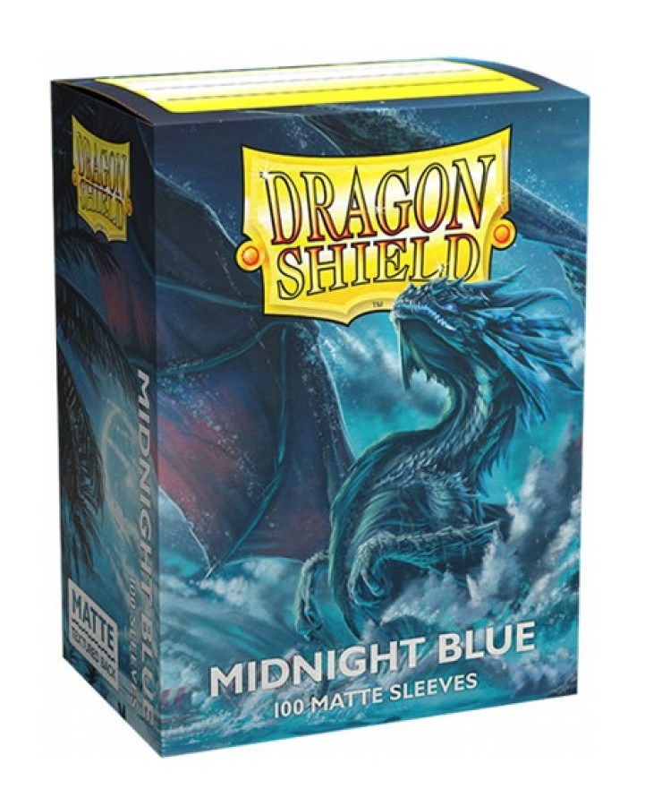 Dragon Shields: (100) Matte - Midnight Blue - Image 3