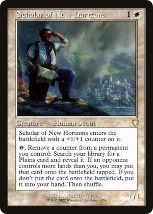 Scholar of New Horizons (Retro Frame) [Commander: The Brothers' War]