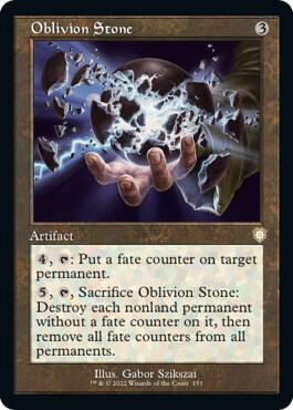 Oblivion Stone (Retro Frame) [Commander: The Brothers' War]