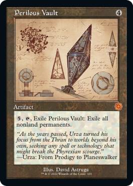 Perilous Vault (Schematic) [The Brothers' War: Retro Frame Artifacts]
