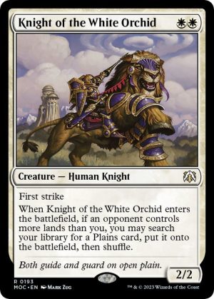 Knight of the White Orchid [Commander: March of the Machine]
