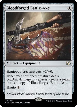 Bloodforged Battle-Axe [Commander: March of the Machine]