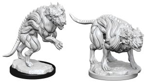 Pathfinder Deep Cuts Unpainted Miniatures: W01 Hell Hounds