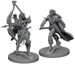 Pathfinder Deep Cuts Unpainted Miniatures: W01 Elf Male Fighter
