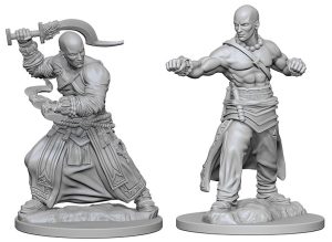 Pathfinder Deep Cuts Unpainted Miniatures: W01 Human Male Monk