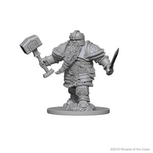 Dungeons & Dragons: Nolzur's Marvelous Unpainted Miniatures - W01 Dwarf Male Fighter