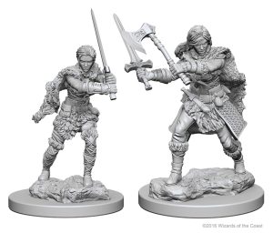 Dungeons & Dragons: Nolzur's Marvelous Unpainted Miniatures - W01 Human Female Barbarian