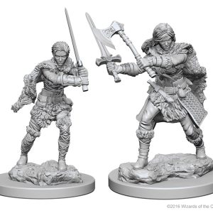 Dungeons & Dragons: Nolzur's Marvelous Unpainted Miniatures - W01 Human Female Barbarian