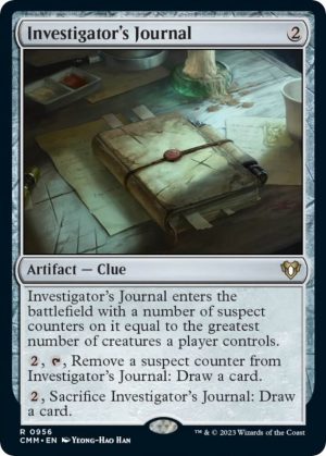 Investigator's Journal [Commander Masters]
