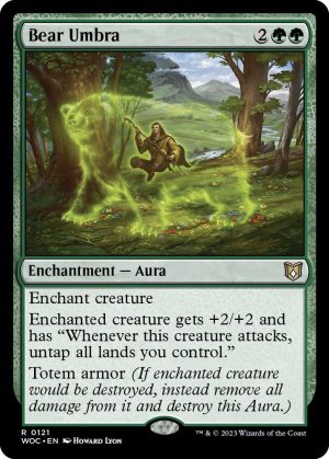 Bear Umbra [Commander: Wilds of Eldraine]