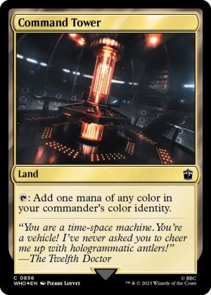 Command Tower (0856) (Surge Foil) [Universes Beyond: Doctor Who]