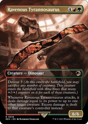 Ravenous Tyrannosaurus (Borderless) [Universes Beyond: Jurassic World Collection]