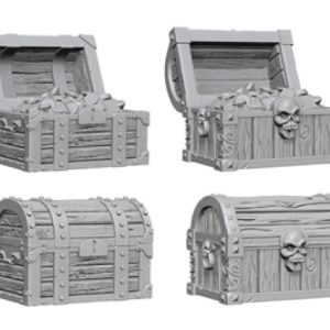 WizKids Deep Cuts Unpainted Miniatures: W02 Chests