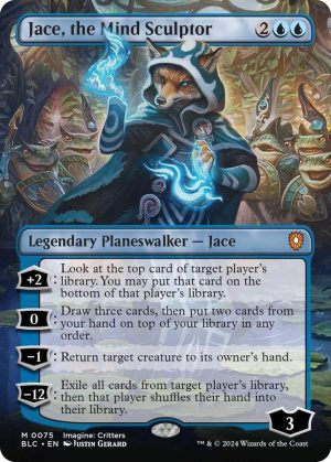 Jace, the Mind Sculptor (Borderless) [Commander: Bloomburrow]