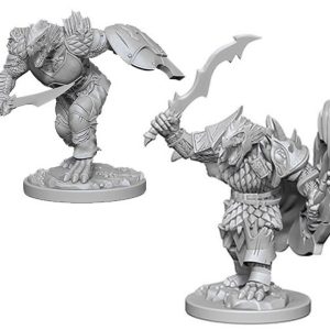 Dungeons & Dragons: Nolzur's Marvelous Unpainted Miniatures - W04 Dragonborn Male Fighter