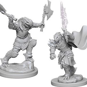 Dungeons & Dragons: Nolzur's Marvelous Unpainted Miniatures - W04 Dragonborn Female Fighter