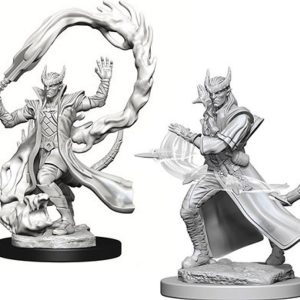 Dungeons & Dragons: Nolzur's Marvelous Unpainted Miniatures - W04 Tiefling Male Sorcerer