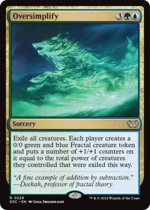 Oversimplify [Commander: Duskmourn: House of Horror]