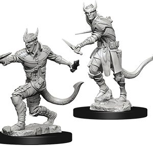 Dungeons & Dragons: Nolzur's Marvelous Unpainted Miniatures - W05 Tiefling Male Rogue