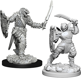 Dungeons & Dragons: Nolzur's Marvelous Unpainted Miniatures - W05 Dragonborn Female Paladin