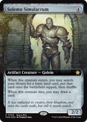 Solemn Simulacrum (Extended Art) [Buy-A-Box Promos]