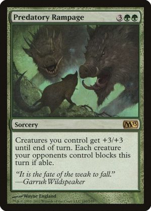 Predatory Rampage [Magic 2013 (M13)]