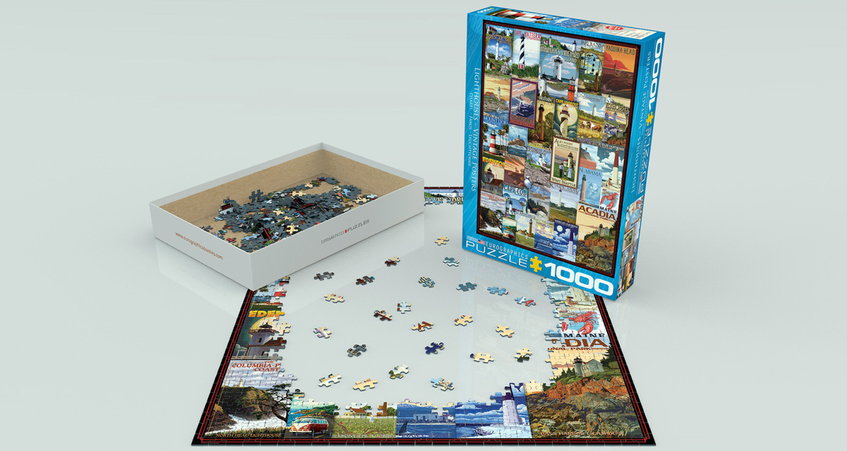 Lighthouses Vintage Posters - Image 2