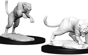 Dungeons & Dragons: Nolzur's Marvelous Unpainted Miniatures - W06 Panther & Leopard